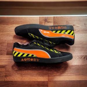 Rare Hazardous Material Badged Puma Sneakers Size 11.5